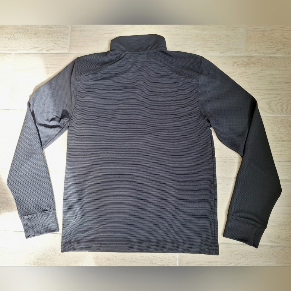 LL Bean women's black Venture Stretch Ottoman 1/4 zip pullover sweatshirt- small - Picture 11 of 12